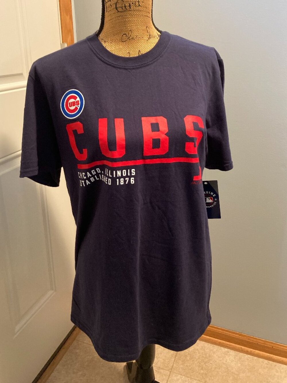 NWT Chicago Cubs T Shirt by Majestic Unisex Men Medium
